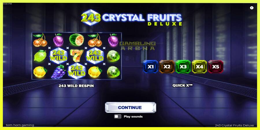 चित्र 1 गेमिंग मशीन 243 Crystal Fruits Deluxe