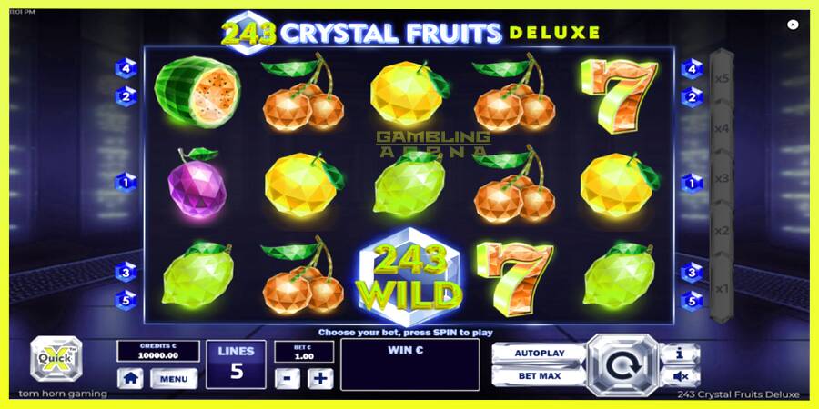 चित्र 2 गेमिंग मशीन 243 Crystal Fruits Deluxe