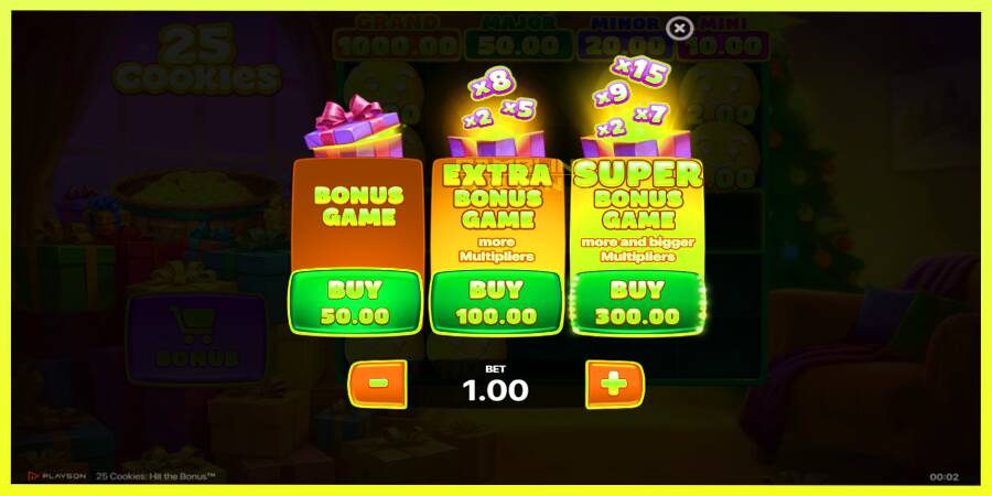 चित्र 3 गेमिंग मशीन 25 Cookies: Hit the Bonus