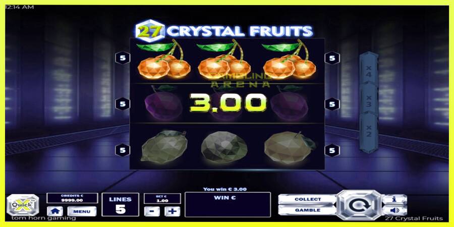 चित्र 3 गेमिंग मशीन 27 Crystal Fruits