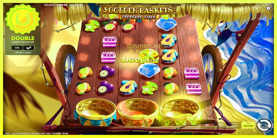 चित्र 2 गेमिंग मशीन 3 Golden Baskets: Treasure Tides