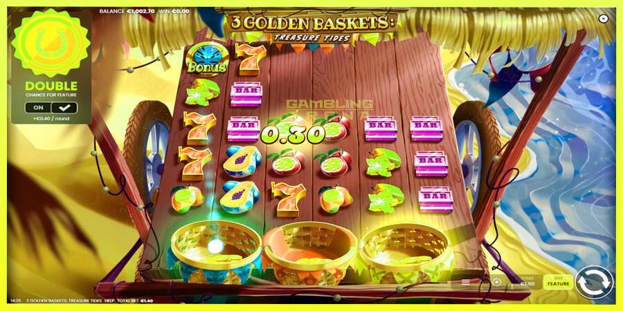 चित्र 3 गेमिंग मशीन 3 Golden Baskets: Treasure Tides