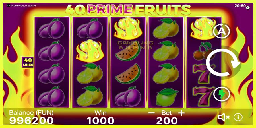 चित्र 3 गेमिंग मशीन 40 Prime Fruits