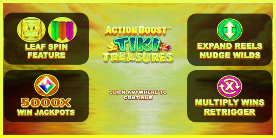 चित्र 1 गेमिंग मशीन Action Boost Tiki Treasures