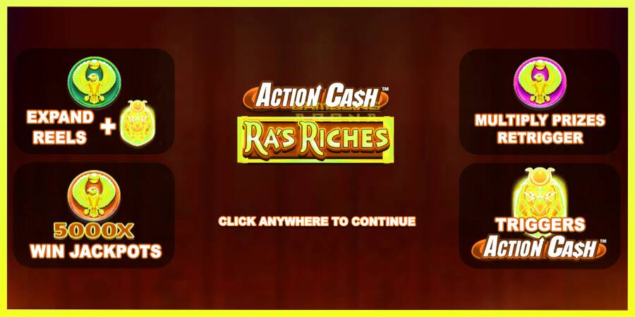 चित्र 1 गेमिंग मशीन Action Cash Ras Riches