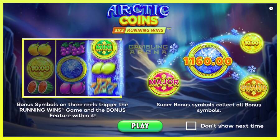 चित्र 1 गेमिंग मशीन Arctic Coins