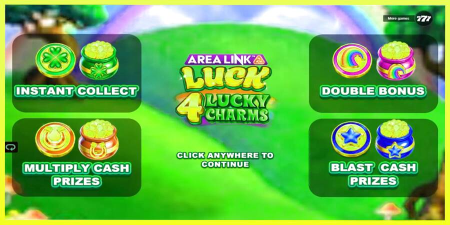 चित्र 1 गेमिंग मशीन Area Link Luck 4 Lucky Charms