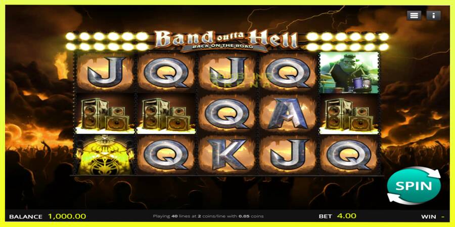 चित्र 1 गेमिंग मशीन Band Outta Hell - Back on the Road