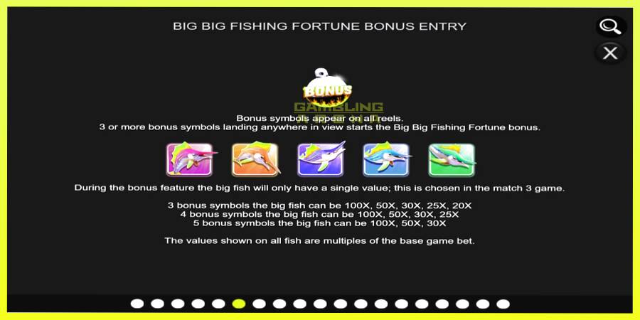 चित्र 6 गेमिंग मशीन Big Big Fishing Fortune