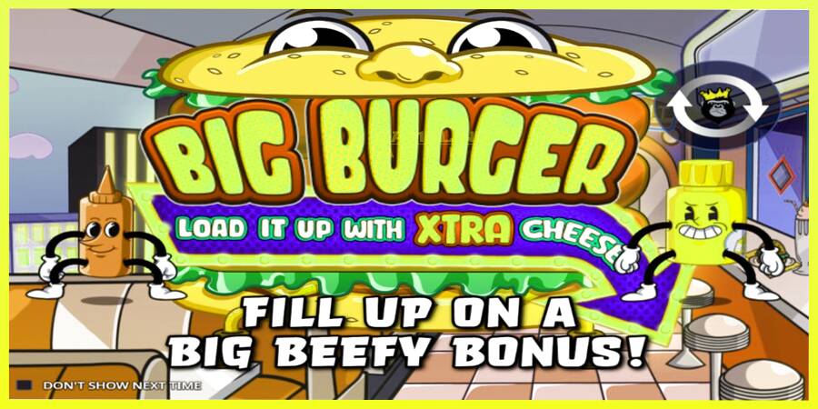 चित्र 1 गेमिंग मशीन Big Burger Load it up with Xtra Cheese