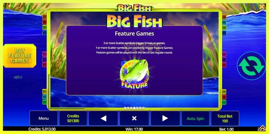 चित्र 7 गेमिंग मशीन Big Fish