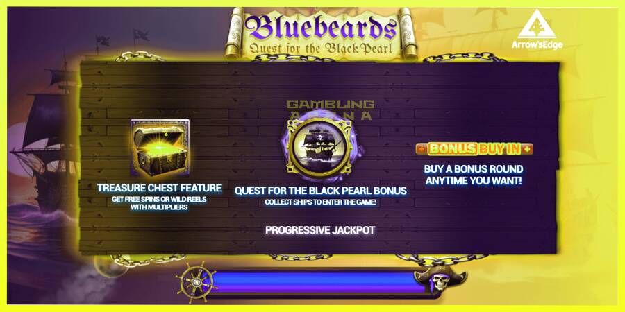 चित्र 1 गेमिंग मशीन Bluebeard Quest for the Black Pearl