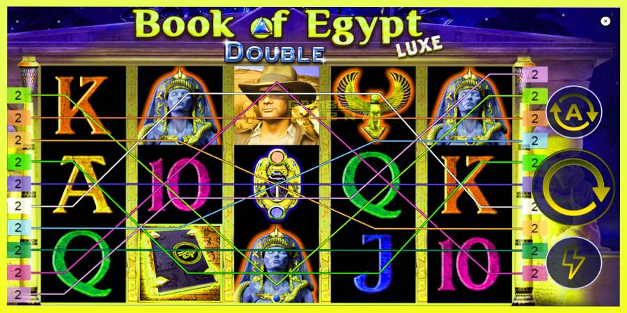 चित्र 1 गेमिंग मशीन Book of Egypt Double Luxe