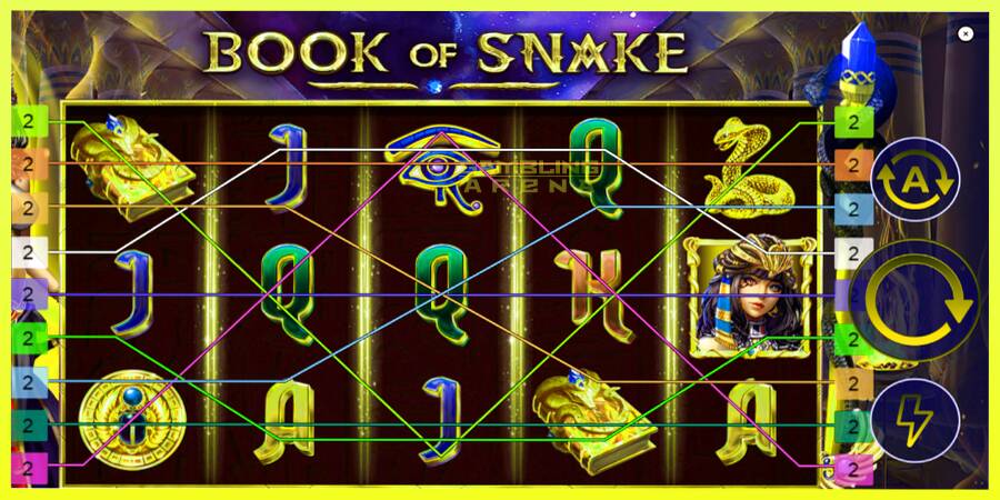 चित्र 2 गेमिंग मशीन Book of Snake