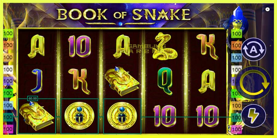 चित्र 3 गेमिंग मशीन Book of Snake