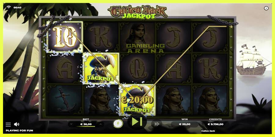 चित्र 4 गेमिंग मशीन Calico Jack Jackpot