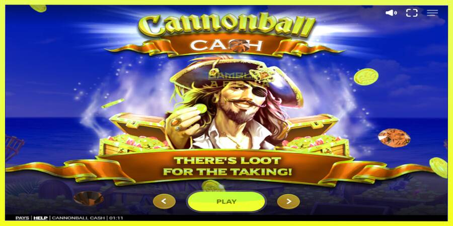 चित्र 1 गेमिंग मशीन Cannonball Cash