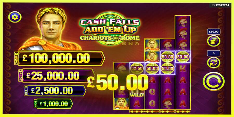 चित्र 3 गेमिंग मशीन Cash Falls: Add Em Up Chariots of Rome