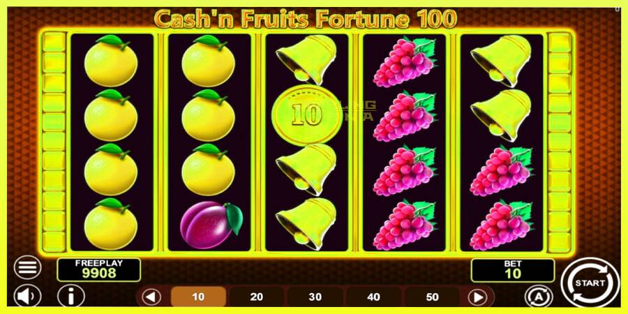 चित्र 3 गेमिंग मशीन Cashn Fruits Fortune 100