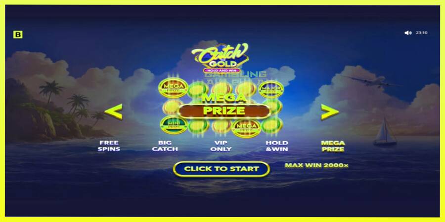 चित्र 1 गेमिंग मशीन Catch The Gold Hold and Win