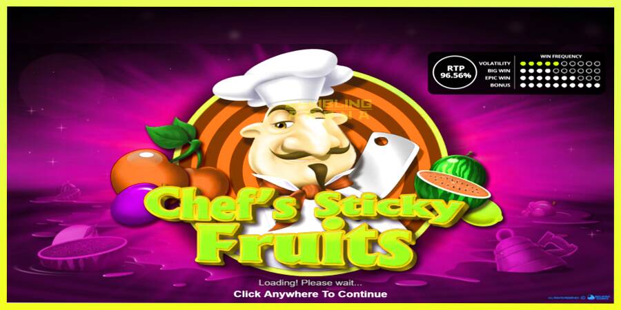 चित्र 1 गेमिंग मशीन Chefs Sticky Fruits