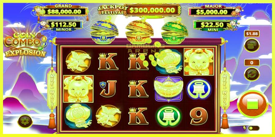 चित्र 3 गेमिंग मशीन Coin Combo Explosion Jackpot Festival