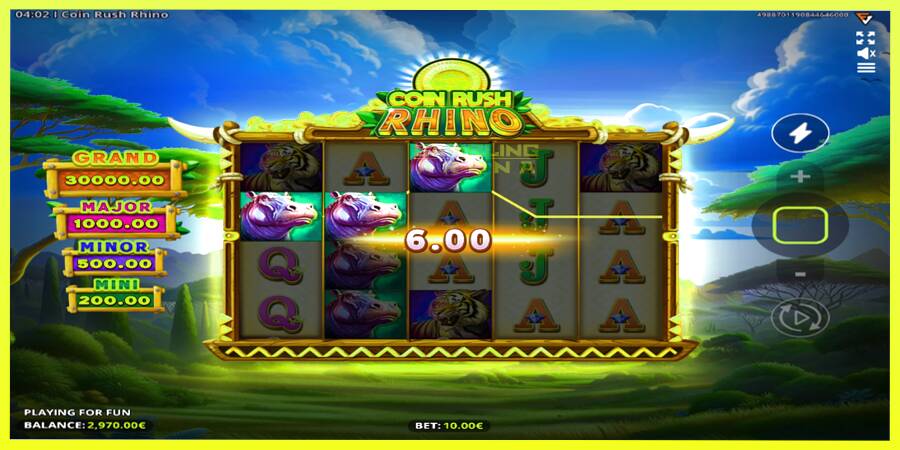 चित्र 3 गेमिंग मशीन Coin Rush Rhino