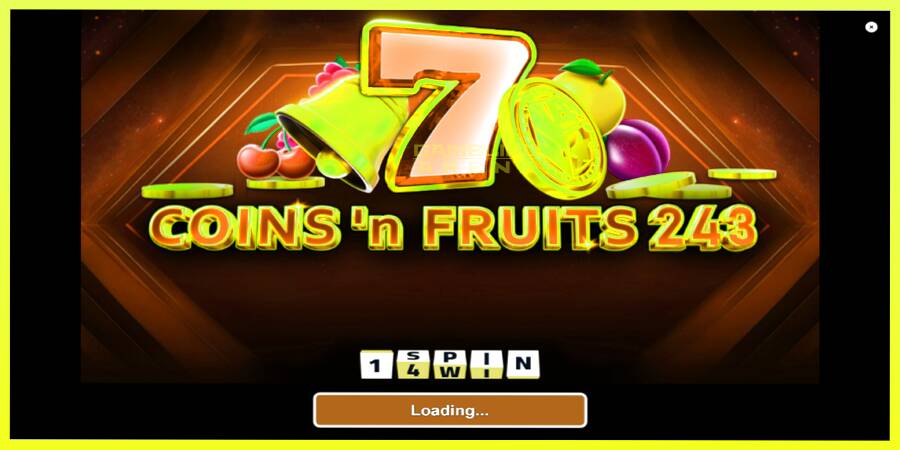 चित्र 1 गेमिंग मशीन Coinsn Fruits 243