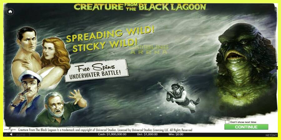 चित्र 1 गेमिंग मशीन Creature From The Black Lagoon