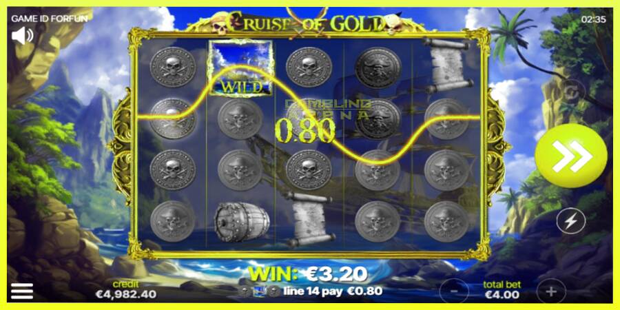 चित्र 2 गेमिंग मशीन Cruise of Gold