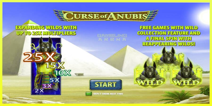 चित्र 1 गेमिंग मशीन Curse of Anubis