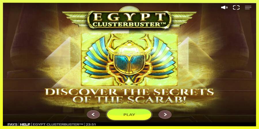 चित्र 1 गेमिंग मशीन Egypt Clusterbuster