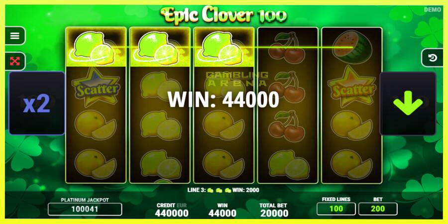 चित्र 2 गेमिंग मशीन Epic Clover 100