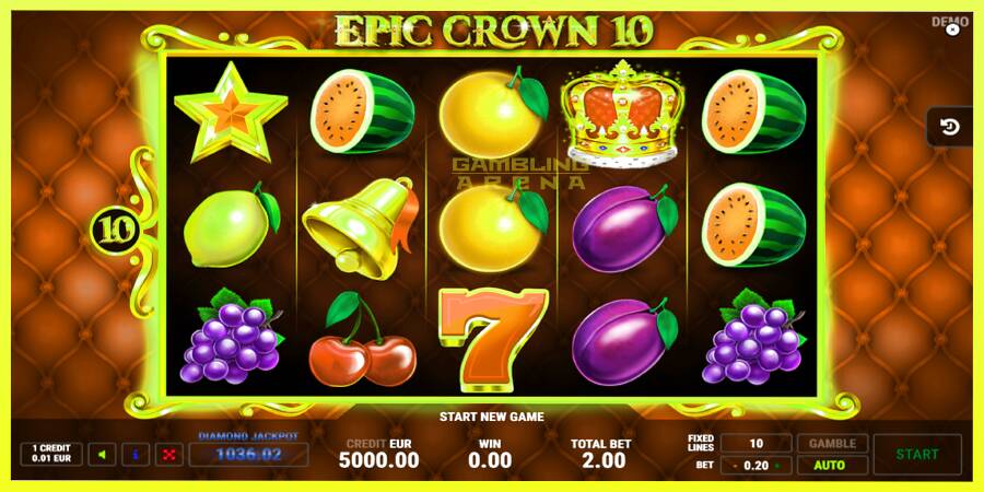 चित्र 1 गेमिंग मशीन Epic Crown 10