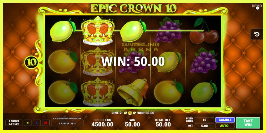 चित्र 4 गेमिंग मशीन Epic Crown 10