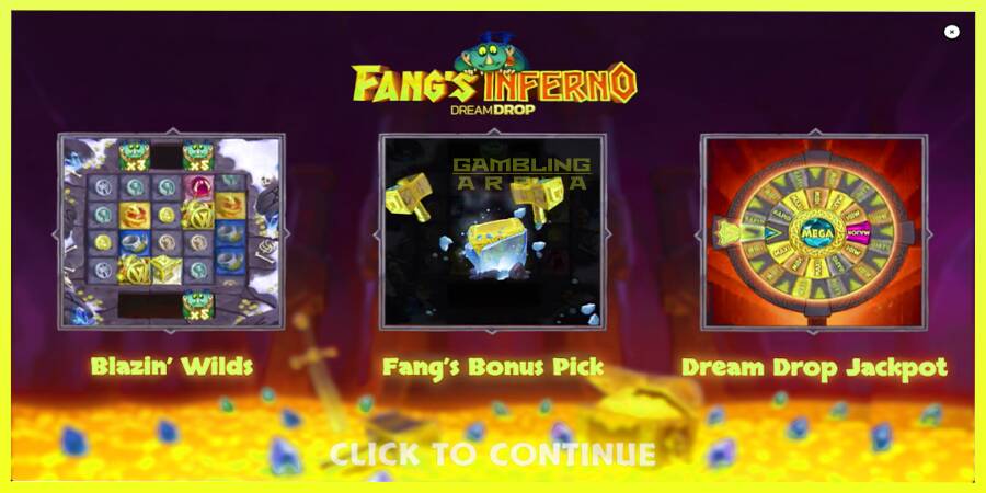 चित्र 1 गेमिंग मशीन Fangs Inferno Dream Drop