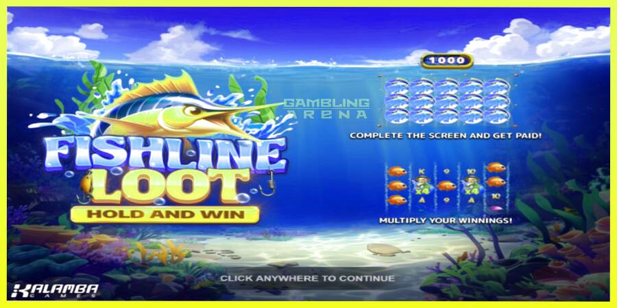 चित्र 1 गेमिंग मशीन Fishline Loot Hold and Win