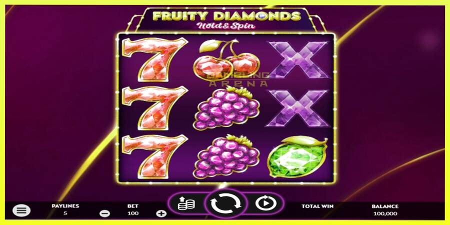 चित्र 1 गेमिंग मशीन Fruity Diamonds