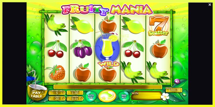 चित्र 1 गेमिंग मशीन Fruity Mania