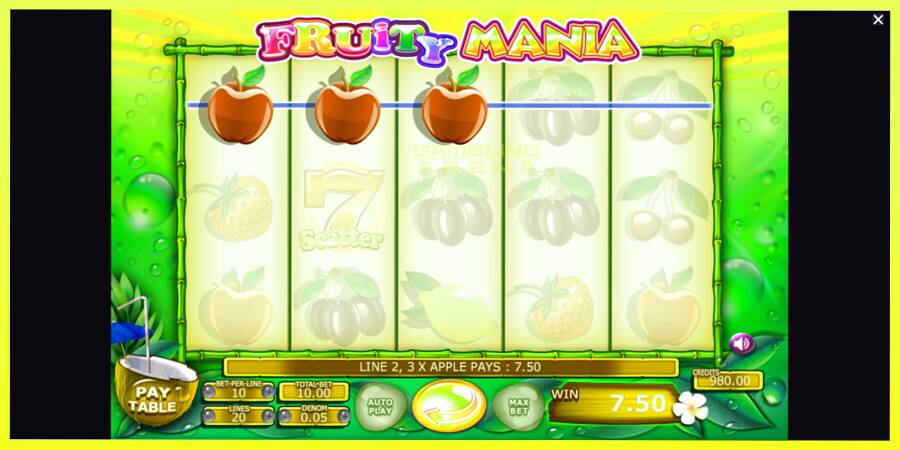 चित्र 2 गेमिंग मशीन Fruity Mania