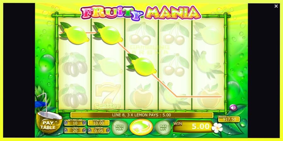 चित्र 3 गेमिंग मशीन Fruity Mania