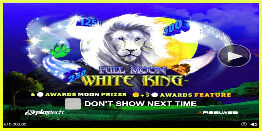 चित्र 1 गेमिंग मशीन Full Moon: White King