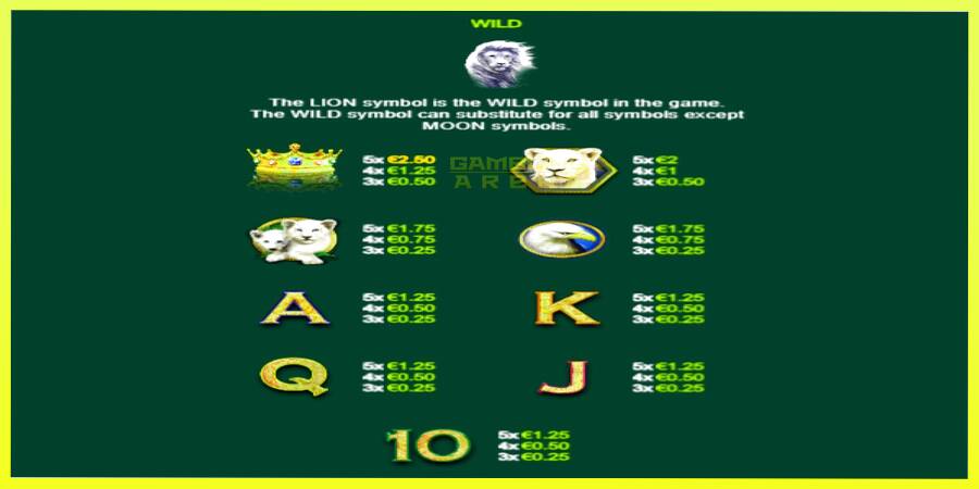 चित्र 6 गेमिंग मशीन Full Moon: White King PowerPlay Jackpot