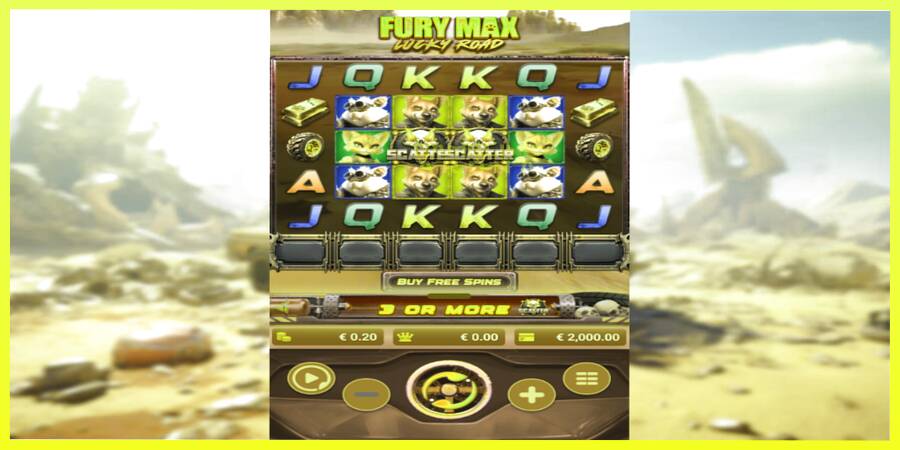 चित्र 2 गेमिंग मशीन Fury Max Lucky Road