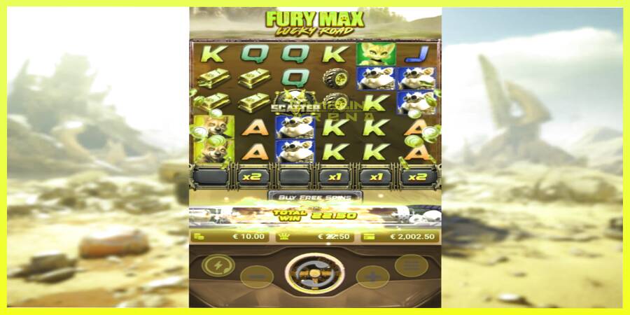 चित्र 3 गेमिंग मशीन Fury Max Lucky Road