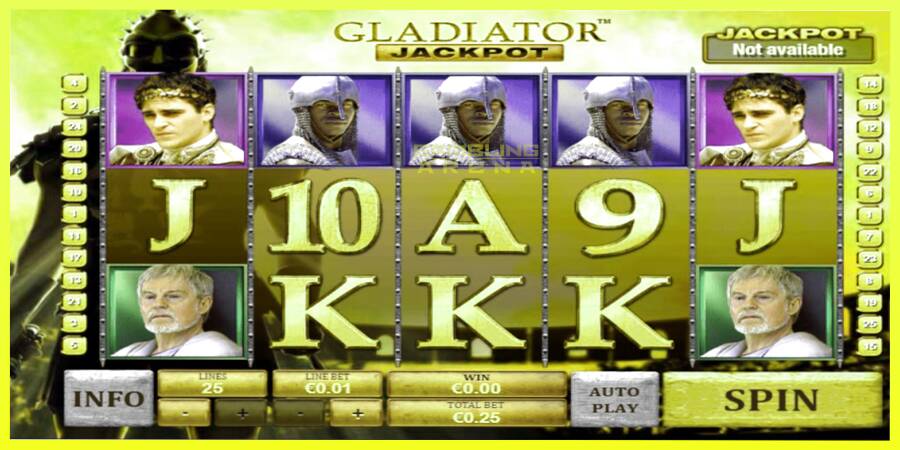 चित्र 1 गेमिंग मशीन Gladiator Jackpot