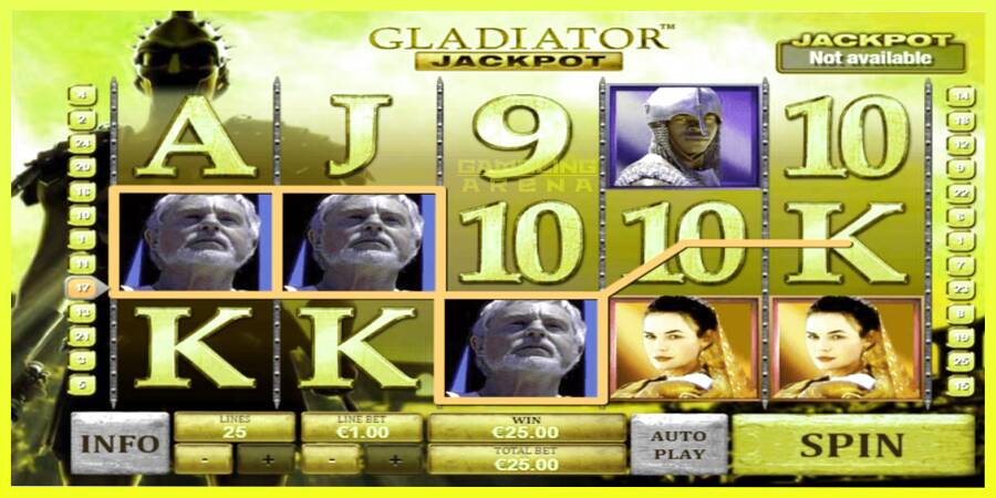 चित्र 2 गेमिंग मशीन Gladiator Jackpot