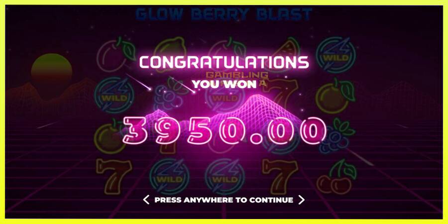 चित्र 5 गेमिंग मशीन Glow Berry Blast