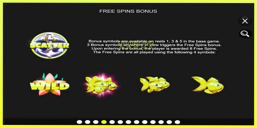 चित्र 5 गेमिंग मशीन Gold Fishy Free Spins