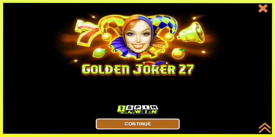 चित्र 1 गेमिंग मशीन Golden Joker 27 Hold & Win